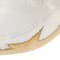 Hello Honey® 13" White Stoneware Shell Plates with Reactive Glaze, 6ct.